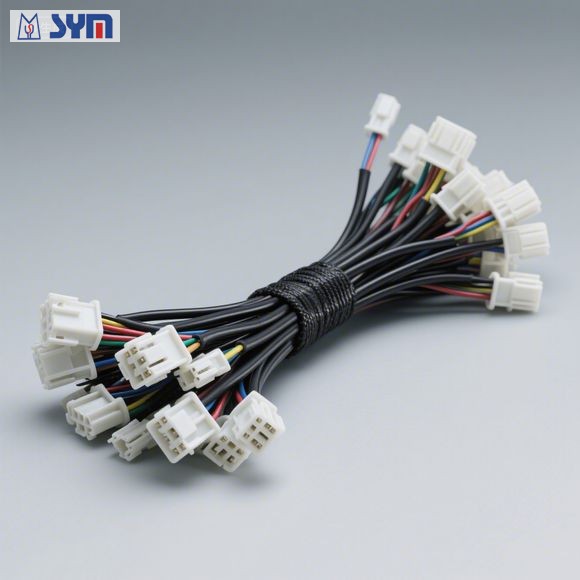 铜制压线端子电气连接线配件，高导电防松脱工业连接解决方案